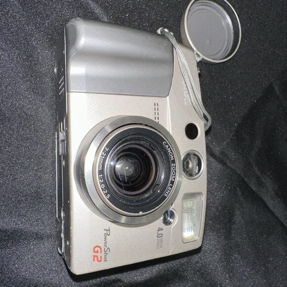 Canon PowerShot G2 4.0MP Digital Camera w/ Battery Memory Card Cord UNTESTED - Picture 4 of 10